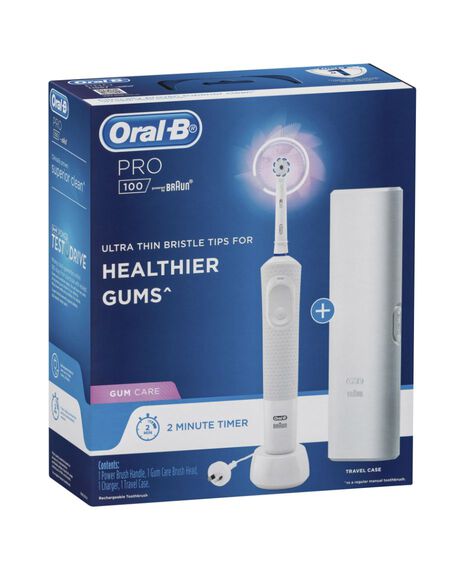 Pro 100 Gum Care Electric Toothbrush - White